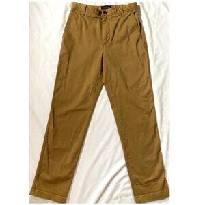 Banana Republic High-Rise Authentic Chino Pants Brown Tan Khaki High-Waisted